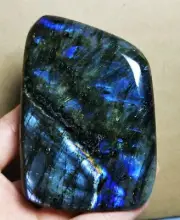 Polished Nice Blue Flash Labradorite Spectrolite Freeform Reiki Stone