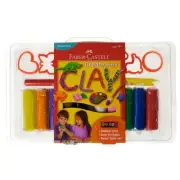 Create with Clay Complete Kit 10 Colors Safe Non Toxic Soft Modeling Clay