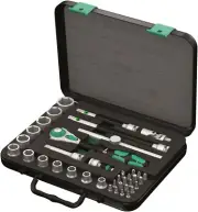 Wera 8100 SB 4 Zyklop Socket Wrench Set 3/8" Drive SAE 38 Pieces 05003596001