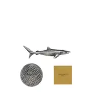 three-piece pin selection One size Gray
