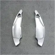 Car Steering Wheel Shift Paddles for Is250 Is300 Is350 Is350C 2006-2012 Car Shift Paddles Aluminum&Carbon Fider Steering Wheel Paddles Extension HTEOPOEKFR(Silver)