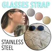 Sunglasses Reading Metal Chain Glasses Eyeglasses Cord Holder Neck Strap Gold