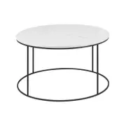 Cooper & Co. Living Lincoln White Real Marble Coffee Table