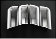ATATHXHQay 4pcs Car Door Storage Box Handle Box Glove Armrest Box Compatible for Kia Forte Cerato 2008-2013 Car-Styling(Silver)
