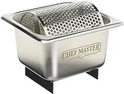 Chef Master 90021 Butter Wheel | Stainless Steel Butter Spreader Wheel | Spreads Butter Evenly | Stainless Steel Butter Roller | Holds 3 Sticks of Butter