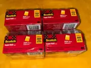 Scotch Super-Hold Tape, 4 packs of 4, a total of 16 rolls, 50% More Adhesive