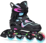 Adjustable Inline Skates for Kids and Adults with Light Up Wheels,Roller Skates