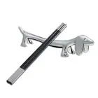 Chopsticks Rest Stainless Steel Chopsticks Stand Dog Chopsticks Rack for Cutlery