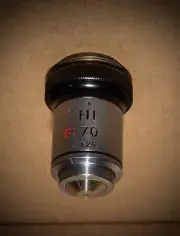 NIKON Fl 70X/1.25 Strain Free Oil Immersion Microscope Objective