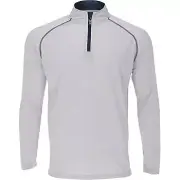 New The Weather Company Golf Activewear Long Sleeve Jersey - White/ True Navy -