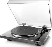 DENON DP-300F Black Fully Automatic Analog Turntable