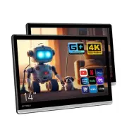 14 Inch 4K Video Android Portable Car TV Headrest Monitor Tablet for Back Sea...
