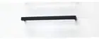 Radiant Matt Black Single Square Bar Towel Rail/Rack - 500 X 80mm (NON-Heated)