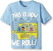 [Sesame Street] Boys Short Sleeve T-Shirt-Elmo, Cookie Moster