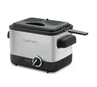 在飛比找Yahoo!奇摩拍賣優惠-【多娜小鋪】Cuisinart 不鏽鋼輕巧型溫控 油炸鍋 (