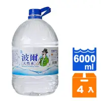 在飛比找蝦皮商城優惠-金車波爾天然水6000ml(2入)x2箱