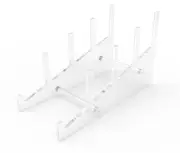 Plexiglass Acrylic Multiple Plate Display Rack Upright Stand Showcase Riser