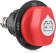 RESFNSE Battery Disconnect Switch 12-48V, Cut Shut Off Isolator Switch for Marine Boat RV ATV Car Utv Vehicle 100A