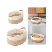 Rope Woven Baskets for Organizing Storage Basket Organization Bin Small Basket