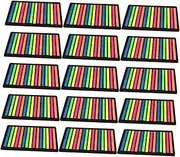 Parliky Professional Highlight Strips Stickers 15 Sheets of Index Adhesive Strip Page Markers Book Accessories
