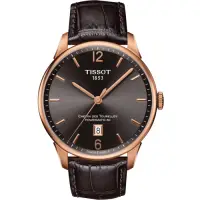 在飛比找Yahoo奇摩購物中心優惠-TISSOT 天梭 官方授權 杜魯爾 80小時動力儲存機械錶