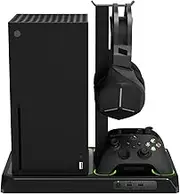 Imp Gaming DLX Twin Charging Tower with Cooling Fans & Game Storage Stand Xbox Series X
