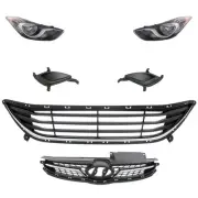 Headlight Kit For 2011-2013 Hyundai Elantra Halogen with bulb(s) (for: Hyundai)