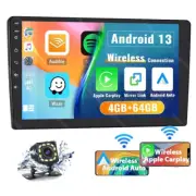 9" Android 13 Double 2DIN Car Radio Stereo CarPlay GPS Navi WIFI 4+64GB MP5 BT (for: Honda)