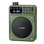 Amoi X03 Mini Digital FM Radio Wireless bluetooth Speaker with Knob Dual Magnetic Speakers 1200mAh Battery Support TF Ca