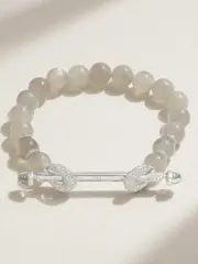 [Ananya] Ananya - Chakra 18-karat White Gold Multi-stone Bracelet - Silver - 16 16 Silver