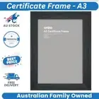 Certificate Frame - A3 Black Photo picture Frame Art Work Display Frame
