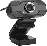 USB Web Camera, 1080P 30FPS FHD 2MP Desktop Laptop Clip-on Video Webcam Camera Built-in Microphone Support 3D Digital Noise Reduction for Live Webcast, Video Conferencing, Video