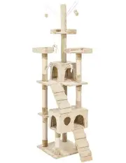 [PaWz] Cat Tree Scratching Post 210cm in Cream