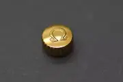 Omega Crown NOS for Speedmaster 6MM X 3.4 MM Gold Tone Stainless Steel Tap 90