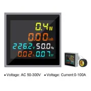 AC LCD Voltmeter Ammeter Wattmeter Power Energy Frequency Meter Current Tester