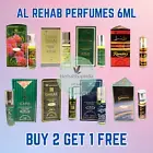 AL-REHAB UAE Perfume Roll-on CPO / Perfume Oil / Attar Contains No Alcohol 6ml
