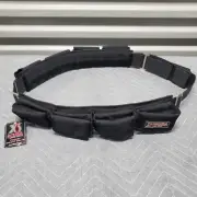 XS Scuba 8 Pocket Diving Weight Belt Black Adjustable Heavy Duty Cordura Nylon