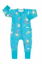 BONDS ZIP WONDERSUIT ALISKATER Rainbow Warrior Luna Park SZ 00 FREE POST (j18)