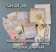 Tags Cards Handmade Paper Accessories Ephemera Crafts For Junk Journals