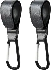 Ganwawo Stroller Hook, 2PCS Portable Stroller Hooks for Hanging, Multipurpose Or