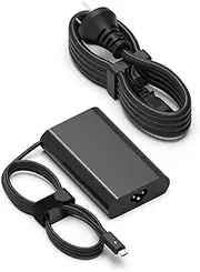 65W USB C Laptop Charger for DELL XPS 13 15 9350 9360 9365 9370 9380, DELL Latitude 5430 7430 5420 5520 5410 5530 5330 7320 7420 2-in-1 Chromebook 3100 3380 3400 Type C Computer Power Adapter Cord