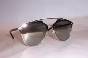 NEW CHRISTIAN DIOR REFLECTED/S EEI-0H GOLD/GOLD MIRROR SUNGLASSES AUTHENTIC