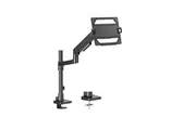 Brateck Pole-Mounted Gas Spring Monitor Arm 17"-49" - Black [LDT81-C012P-ML-B]