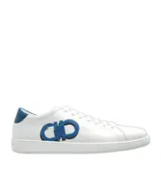 Ferragamo Brandy 1 Gancini Printed Sneakers 9.5,11,12,7,8,9,7.5 white