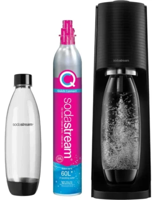 SodaStream Soda Maker Terra Megapack Sparkling Water + 2 x 1L Bottle