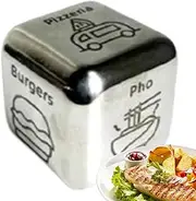 Food Dice for Couples,Date Night What for Dinner Decision Dice for Couples | Him Her Date Night Idea Meal Dice Food Decider Fun for Valentine's Day Birthday