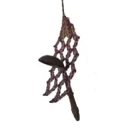 Ceylon Organic Eco-friendly Natural Coconut Shell Serving Spoon Wall Hanger New