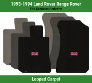 Lloyd Classic Loop Front Mats for '93-94 Land Rover Range Rover w/British Flag (for: Land Rover)