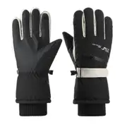Windproof Snow Ski Gloves Touching Screen Winter Warm Gloves Winter Snowboard Gloves for Women Man Skiing Cycling Blue