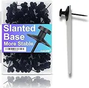 50pcs black thumb tacks for wall picture hangers heavy duty push pins for wall double headed thumbtacks for hanging metal wall tacks wall pins nails hooks